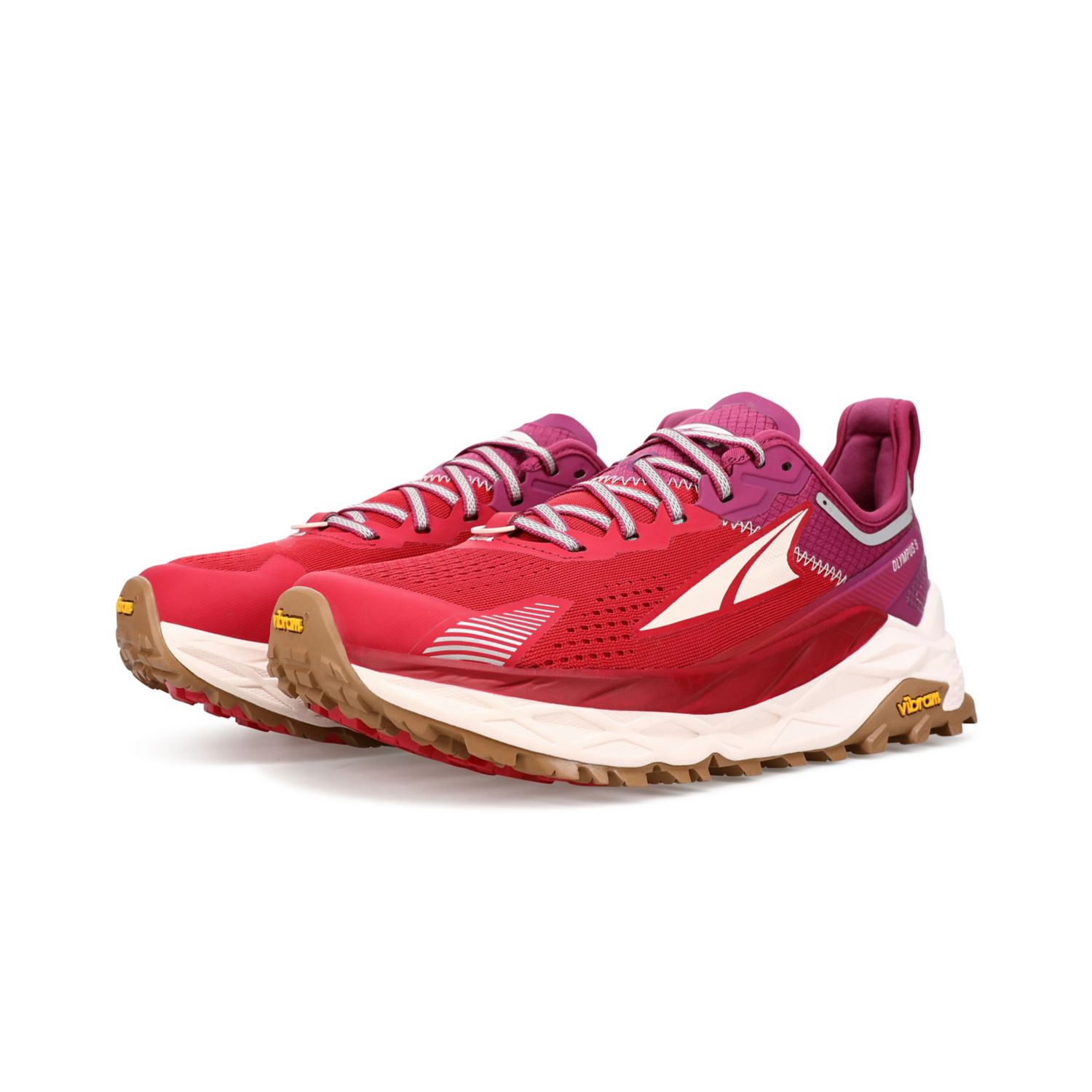 Altra Olympus 5 Women's Trail Running Shoes Red / Purple | South Africa-32907469